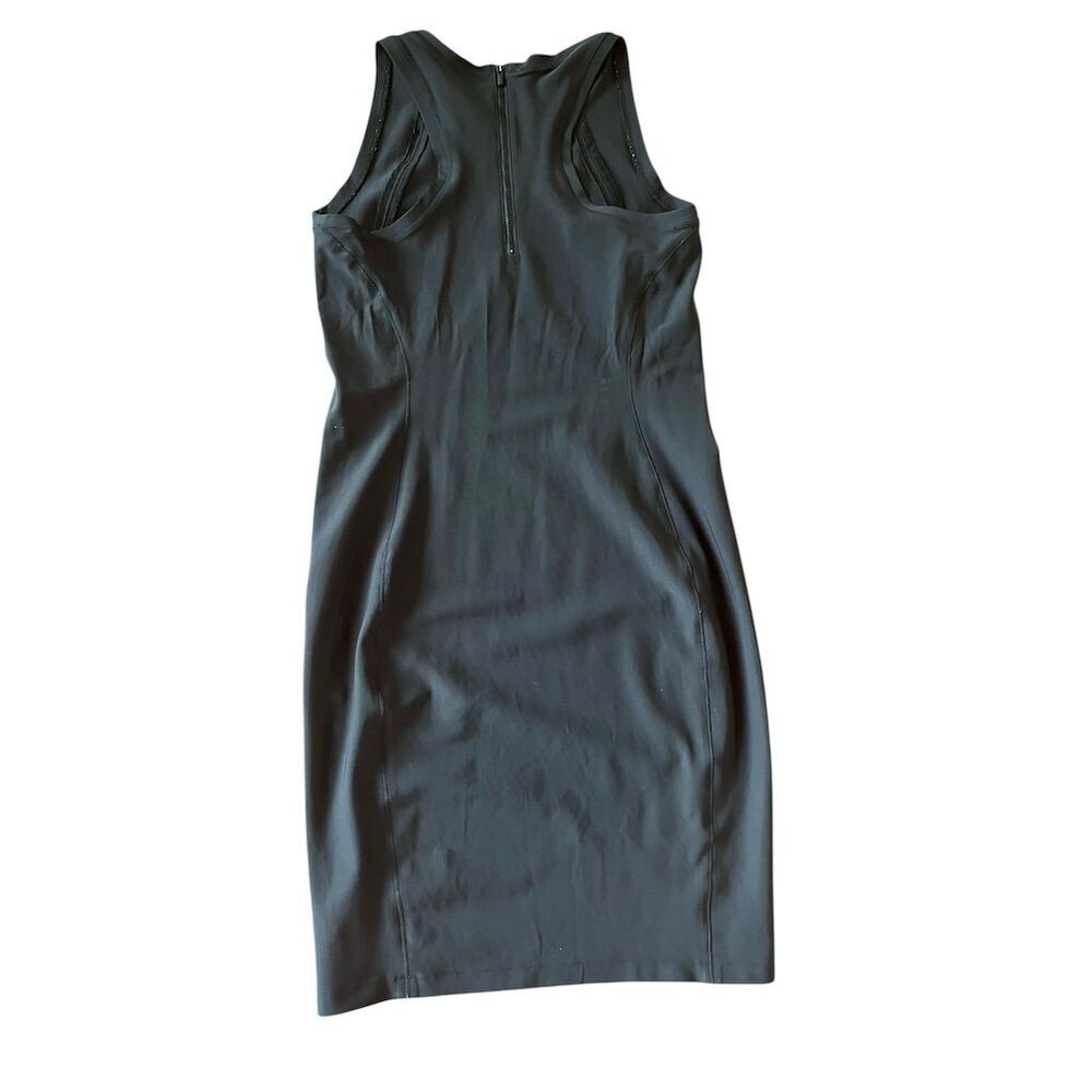 Athleta Women's Black Sleeveless Sheath Knee Length Dress Size M - Picture 2 of 4